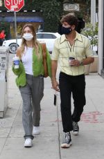 DELILAH HAMLIN and Eyal Booker Out for Coffee in West Hollywood 02/03/2021