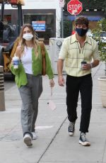 DELILAH HAMLIN and Eyal Booker Out for Coffee in West Hollywood 02/03/2021