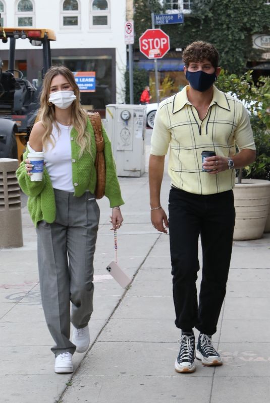 DELILAH HAMLIN and Eyal Booker Out for Coffee in West Hollywood 02/03/2021
