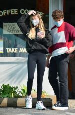 DELILAH HAMLIN and Eyal Booker Out for Coffee in West Hollywood 02/12/2021