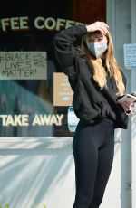 DELILAH HAMLIN and Eyal Booker Out for Coffee in West Hollywood 02/12/2021
