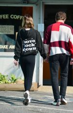 DELILAH HAMLIN and Eyal Booker Out for Coffee in West Hollywood 02/12/2021
