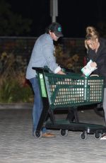 DENISE RICHARDS and Aaron Phypers Shopping at Whole Foods in Malibu 02/04/2021