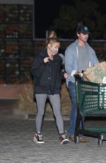 DENISE RICHARDS and Aaron Phypers Shopping at Whole Foods in Malibu 02/04/2021
