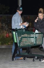 DENISE RICHARDS and Aaron Phypers Shopping at Whole Foods in Malibu 02/04/2021