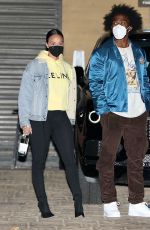DRAYA MICHELE and Tyrod Taylor Night Out in Malibu 02/27/2021