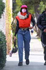 DUA LIPA and Anwar Hadid  Out in  Los Angeles 02/15/2021