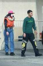 DUA LIPA and Anwar Hadid  Out in  Los Angeles 02/15/2021