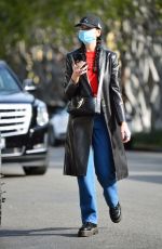 DUA LIPA Out and About in Los Angeles 02/02/2021