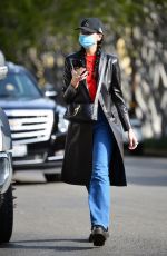 DUA LIPA Out and About in Los Angeles 02/02/2021