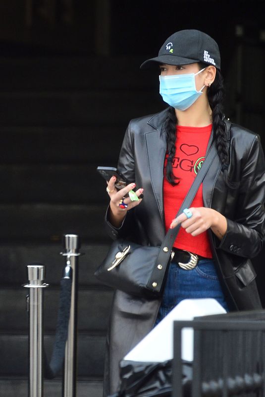DUA LIPA Out and About in Los Angeles 02/02/2021