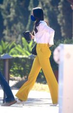 EIZA GONZALEZ Leaves a Meeting in Los Angeles 02/08/2021