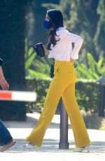 EIZA GONZALEZ Leaves a Meeting in Los Angeles 02/08/2021