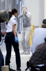 EIZA GONZALEZ on the Set of Ambulance in Los Angeles 02/03/2021