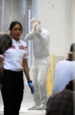 EIZA GONZALEZ on the Set of Ambulance in Los Angeles 02/03/2021