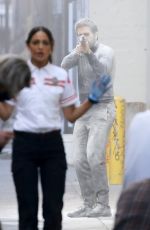EIZA GONZALEZ on the Set of Ambulance in Los Angeles 02/03/2021