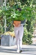 EIZA GONZALEZ Out with a Plant in Los Angeles 02/07/2021