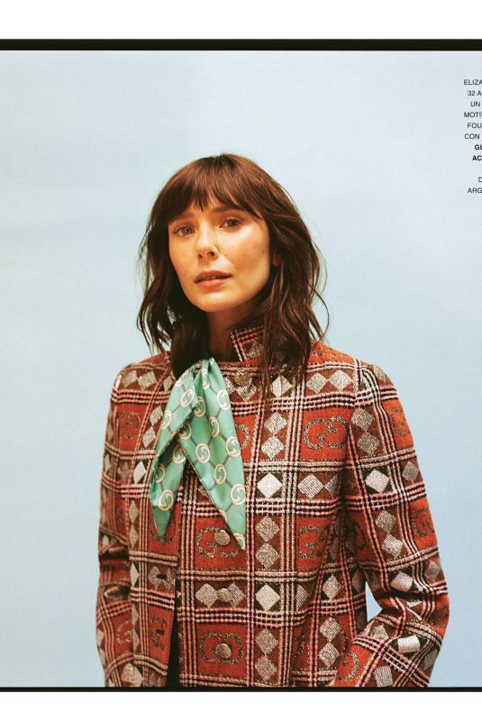 ELIZABETH OLSEN in Grazia Magazine, Italy February 2021