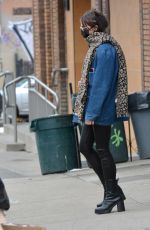 ELLA EMGOFF Out in New York 02/20/2021