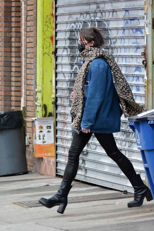 ELLA EMGOFF Out in New York 02/20/2021