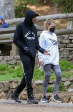 ELLEN POMPEO and Chris Ivery Out Hiking at Griffith Park in Los Feliz 02/16/2021