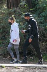 ELLEN POMPEO and Chris Ivery Out Hiking at Griffith Park in Los Feliz 02/16/2021