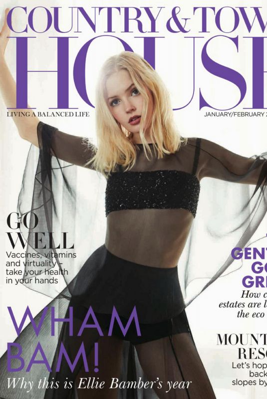 ELLIE BAMBER in Country & Town House Magazine, January/February 2021