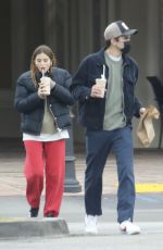 EMILIA MERKELL Leaves Vitamin Bar in Malibu 02/01/2021