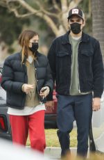 EMILIA MERKELL Leaves Vitamin Bar in Malibu 02/01/2021