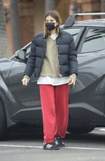 EMILIA MERKELL Leaves Vitamin Bar in Malibu 02/01/2021