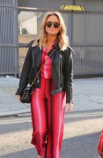 EMILY ATACK Arrives at Saturday Kitchen in London 02/27/2021