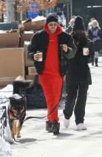 EMILY RATAJKOWSKI and Sebastian Bear-McClard Out with Their Dog in New York 02/20/2021