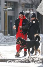 EMILY RATAJKOWSKI and Sebastian Bear-McClard Out with Their Dog in New York 02/20/2021