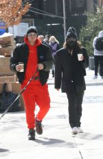 EMILY RATAJKOWSKI and Sebastian Bear-McClard Out with Their Dog in New York 02/20/2021