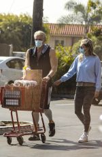 EMMA KROKDAL and Dolph Lundgren Shopping at Trader Joe