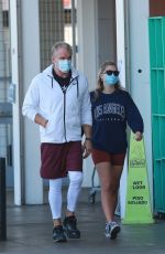 EMMA KROKDAL and Dolph Lundgren Shopping at Whole Foods in West Hollywood 02/18/2021