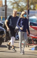 EMMA KROKDAL and Dolph LundgrenLeaves a Gym in Venice 02/23/2021