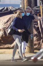 EMMA KROKDAL and Dolph LundgrenLeaves a Gym in Venice 02/23/2021