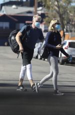 EMMA KROKDAL and Dolph LundgrenLeaves a Gym in Venice 02/23/2021