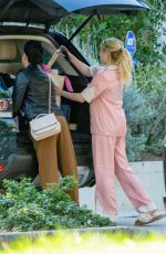 EMMA ROBERTS Outside Her Home in Los Angeles 02/24/2021