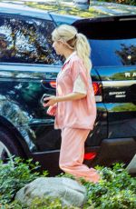 EMMA ROBERTS Outside Her Home in Los Angeles 02/24/2021