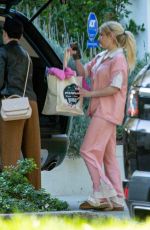 EMMA ROBERTS Outside Her Home in Los Angeles 02/24/2021