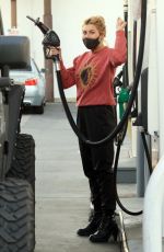 EMMA SLATER at a Gas Station in Studio City 02/19/2021