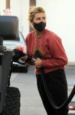EMMA SLATER at a Gas Station in Studio City 02/19/2021