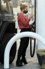 EMMA SLATER at a Gas Station in Studio City 02/19/2021