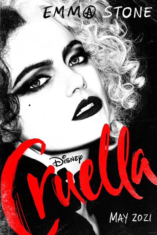 EMMA STONE - Cruella Poster 2021