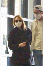 EMMA STONE Leaves a Medical Building in Los Angeles 02/26/2021