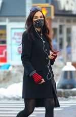 FAMKE JANSSEN Out and About in New York 02/05/2021