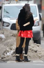FAMKE JANSSEN Out in New York 02/15/2021