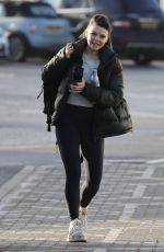 FAYE BROOKE Leaves Dancing On Ice Rehersal in London 02/05/2021